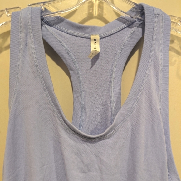 Athleta Momentum Racerback Tank Top Periwinkle Blue 1X - Picture 2 of 6